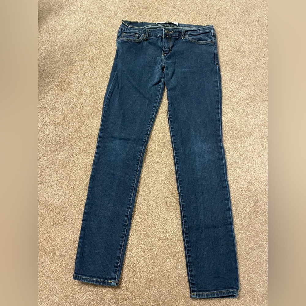 Abercrombie & Fitch juniors blue jeans size 2S‎ short 26 w 29 L girls